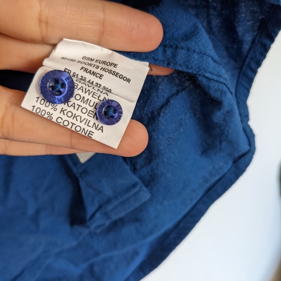 ELEMENT blue button up - Picture 8 of 8